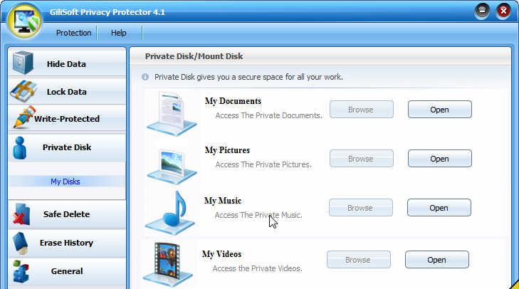 GiliSoft Privacy Protector v5.6.0 ע
